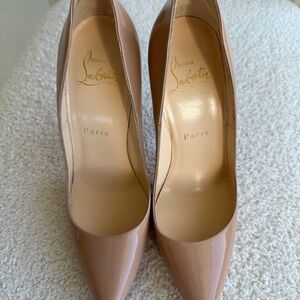 Christian Louboutin Blush Patent Leather Heels